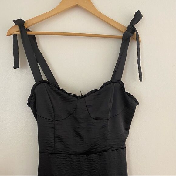 Audrey 3+1 Black Bustier Dress in "Sweetie" Size Medium - Picture 3 of 13